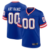 Men's New York Giants Active Player Custom Royal Classic Stitched Game Jersey1 - Custom Name
