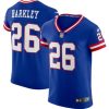Men's New York Giants Customized Royal Elite Stitched Jersey - Custom Name
