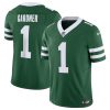 Men's New York Jets #1 Ahmad Sauce Gardner Green 2024 F.U.S.E. Vapor Limited Stitched Jersey - Custom Name