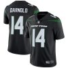 Men's New York Jets #14 Sam Darnold Black Vapor Untouchable Limited Stitched NFL Jersey - Custom Name