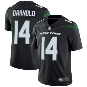 Men's New York Jets #14 Sam Darnold Black Vapor Untouchable Limited Stitched NFL Jersey - Custom Name
