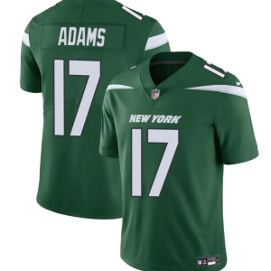 Men's New York Jets #17 Davante Adams Green 2024 Vapor Untouchable Limited Stitched Jersey - Custom Name