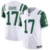 Men's New York Jets #17 Davante Adams White 2024 Classic Alternate Vapor F.U.S.E. Limited Stitched Football Jersey - Custom Name