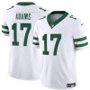 Men's New York Jets #17 Davante Adams White 2024 F.U.S.E. Vapor Limited Stitched Jersey - Custom Name