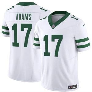 Men's New York Jets #17 Davante Adams White 2024 F.U.S.E. Vapor Limited Stitched Jersey - Custom Name