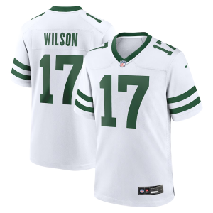 Men's New York Jets #17 Garrett Wilson White Throwback Player Stitched Game Jersey - Custom Name