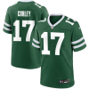 Men's New York Jets #17 Malachi Corley Green Limited Stitched Jersey - Custom Name