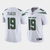 Men's New York Jets #19 Joe Flacco White Vapor Untouchable Limited Stitched Jersey - Custom Name