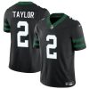 Men's New York Jets #2 Tyrod Taylor Black 2024 F.U.S.E. Vapor Untouchable Limited Stitched Jersey - Custom Name