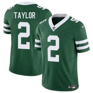 Men's New York Jets #2 Tyrod Taylor Green 2024 F.U.S.E. Vapor Untouchable Limited Stitched Jersey - Custom Name