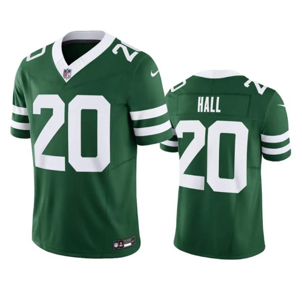 Men's New York Jets #20 Breece Hall Green 2024 F.U.S.E. Vapor Limited Stitched Jersey - Custom Name