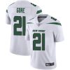 Men's New York Jets #21 Frank Gore White Vapor Untouchable Limited Stitched Jersey - Custom Name