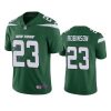 Men's New York Jets #23 James Robinson Green Vapor Untouchable Limited Stitched Jersey - Custom Name
