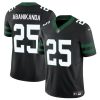 Men's New York Jets #25 Israel Abanikanda Black 2023 F.U.S.E Vapor Untouchable Limited Stitched Jersey - Custom Name