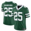 Men's New York Jets #25 Israel Abanikanda Green 2023 F.U.S.E Throwback Limited Stitched Jersey - Custom Name