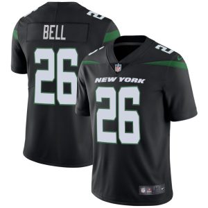 Men's New York Jets #26 Le'Veon Bell Black Vapor Untouchable Limited Stitched NFL Jersey - Custom Name