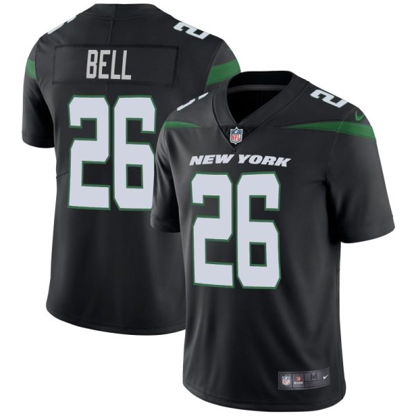 Men's New York Jets #26 Le'Veon Bell Black Vapor Untouchable Limited Stitched NFL Jersey - Custom Name