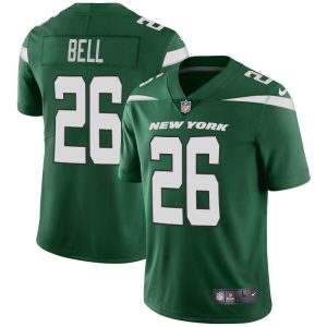 Men's New York Jets #26 Le'Veon Bell Green Vapor Untouchable Limited Stitched NFL Jersey - Custom Name