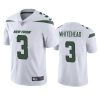 Men's New York Jets #3 Jordan Whitehead White Vapor Untouchable Limited Stitched Jersey - Custom Name