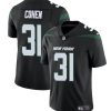 Men's New York Jets #31 Tarik Cohen Black Vapor Untouchable Limited Stitched Jersey - Custom Name