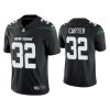 Men's New York Jets #32 Michael Carter 2021 Black Vapor Untouchable Limited Stitched Jersey - Custom Name