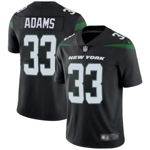 Men's New York Jets #33 Jamal Adams Black Vapor Untouchable Limited Stitched NFL Jersey - Custom Name