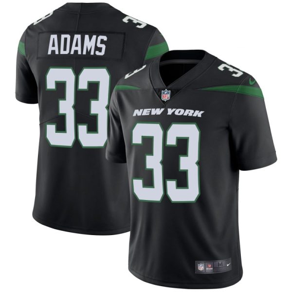 Men's New York Jets #33 Jamal Adams Black Vapor Untouchable Limited Stitched NFL Jersey - Custom Name