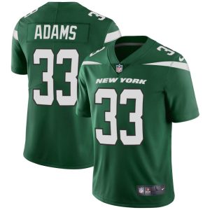 Men's New York Jets #33 Jamal Adams Green Vapor Untouchable Limited Stitched NFL Jersey - Custom Name