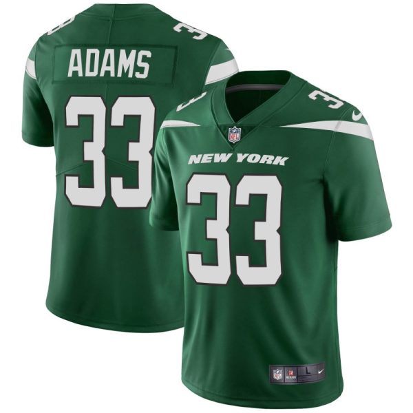 Men's New York Jets #33 Jamal Adams Green Vapor Untouchable Limited Stitched NFL Jersey - Custom Name