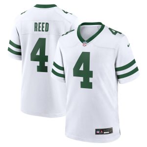 Men's New York Jets #4 D.J. Reed White 2024 F.U.S.E. Vapor Limited Stitched Jersey - Custom Name
