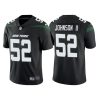 Men's New York Jets #52 Jermaine Johnson II 2022 Black Vapor Untouchable Limited Stitched Jersey - Custom Name