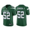 Men's New York Jets #52 Jermaine Johnson II 2022 Green Vapor Untouchable Limited Stitched Jersey - Custom Name