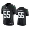 Men's New York Jets #55 Chazz Surratt Black Vapor Untouchable Limited Stitched Jersey - Custom Name