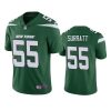 Men's New York Jets #55 Chazz Surratt Green Vapor Untouchable Limited Stitched Jersey - Custom Name