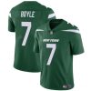 Men's New York Jets #7 Tim Boyle Green Vapor Untouchable Limited Stitched Jersey - Custom Name