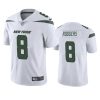 Men's New York Jets #8 Aaron Rodgers White Vapor Untouchable Limited Stitched Jersey - Custom Name