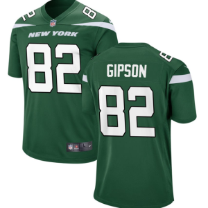 Men's New York Jets #82 Xavier Gipson Green Stitched Jersey - Custom Name