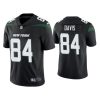 Men's New York Jets #84 Corey Davis 2021 Black Vapor Untouchable Limited Stitched Jersey - Custom Name