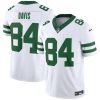 Men's New York Jets #84 Corey Davis White 2023 F.U.S.E. Vapor Limited Throwback Stitched Football Jersey - Custom Name