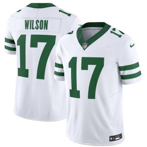 Men's New York Jets ACTIVE PLAYER Custom White 2023 F.U.S.E. Vapor Limited Throwback Stitched Football Jersey - Custom Name