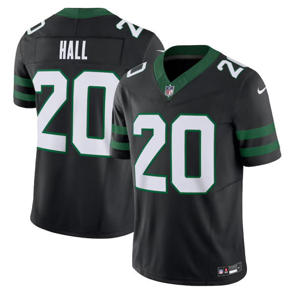 Men's New York Jets Active Player Custom Black F.U.S.E. Throwback Vapor Untouchable Limited Stitched Football Jersey - Custom Name
