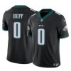 Men's Philadelphia Eagles #0 Bryce Huff Black 2024 F.U.S.E Vapor Untouchable Limited Stitched Football Jersey - Custom Name