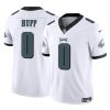 Men's Philadelphia Eagles #0 Bryce Huff White 2024 F.U.S.E Vapor Untouchable Limited Stitched Football Jersey - Custom Name