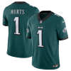 Men's Philadelphia Eagles #1 Jalen Hurts Green 2023 F.U.S.E. Vapor Untouchable Limited Stitched Football Jersey - Custom Name