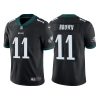 Men's Philadelphia Eagles #11 A. J. Brown Black Vapor Untouchable Limited Stitched Jersey - Custom Name
