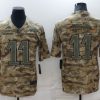 Men's Philadelphia Eagles #11 A. J. Brown Camo Salute To Service Limited Stitched Jersey1 - Custom Name