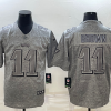 Men's Philadelphia Eagles #11 A. J. Brown Grey Stitched Jersey - Custom Name