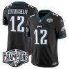 Men's Philadelphia Eagles #12 Randall Cunningham Black 2024 NFC East Champions F.U.S.E. Vapor Untouchable Limited Stitched Football Jersey - Custom Name