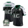 Men's Philadelphia Eagles #12 Randall Cunningham Black White 2023 F.U.S.E. Throwback Vapor Untouchable Limited Stitched Football Jersey - Custom Name