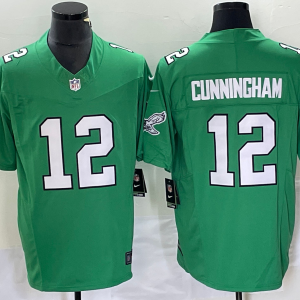 Men's Philadelphia Eagles #12 Randall Cunningham Green 2023 F.U.S.E. Vapor Untouchable Stitched Football Jersey - Custom Name